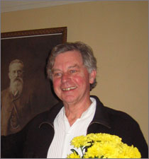 Wim van Dulemen, after the concert December 30th, 2010, Rimsky-Korsakov Museum, Sankt-Petersburg, Russia